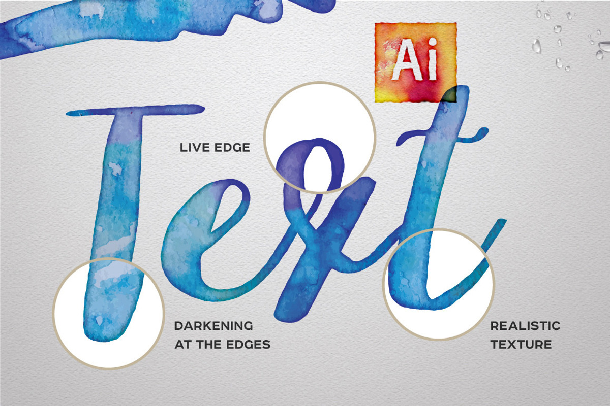Combo: WATERCOLOR Lab Ai+Ps preview 3