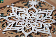 Decorative Mandala 3D Layered SVG, a Decorative Illustration by pixaroma (Thumbnail 9 of 10)