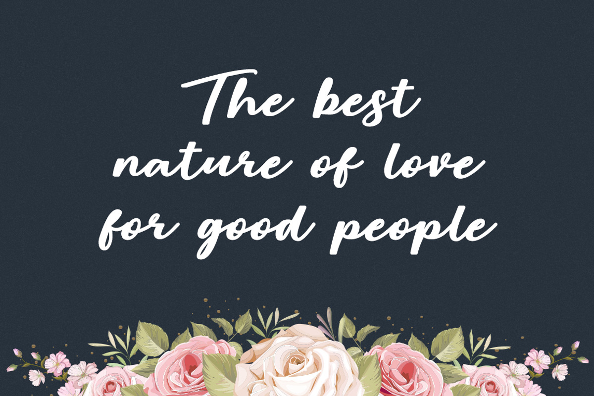Millany Script, a Script Font by josstype (Photo 3 of 7)