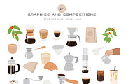 Coffee Lover - Art Posters & Clipart, a Decorative Illustration by millering (Thumbnail 3 of 11)