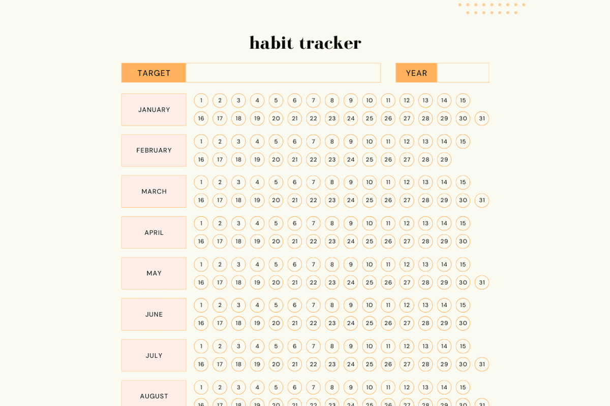 PLR/MRR Habit Tracker Checklist -DFY, a Stationery Template by Brand Your Biz Co. (Photo 9 of 9)