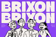 Brixon - Bold Sans Serif Font, a Sans Serif Font by Flawless And Co (Thumbnail 1 of 10)