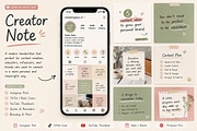 Creator Notes, a Handwritten Font by Art StoreID (Thumbnail 3 of 10)