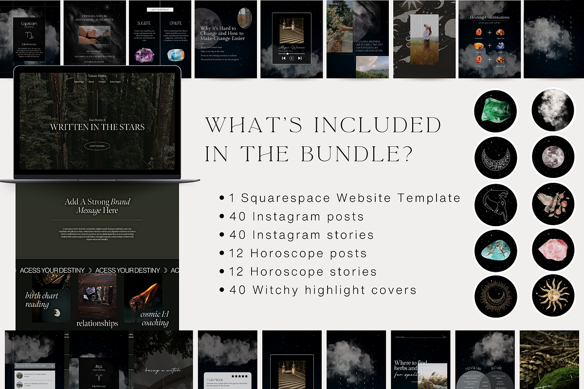 Astrology Website Witchy Instagram, a Squarespace Template by Story Native (Photo 6 of 15)