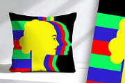Silhouette of a Woman with Rainbow, a Background Graphic by Sharon Schwalbe (Thumbnail 5 of 6)
