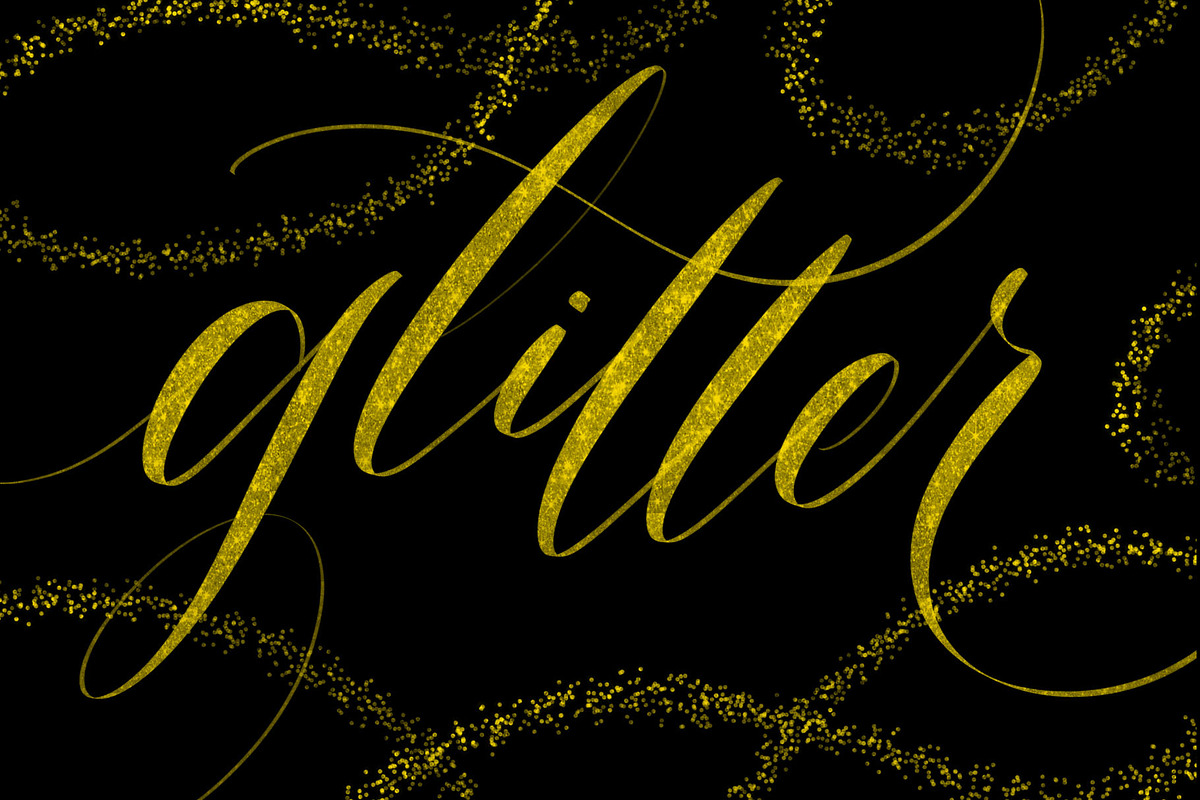 Metallic Glitter Brush Pack preview 2