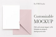 Card Mockup 5x7 Customizable 8e, a Product Mockup by PawMockups (Thumbnail 1 of 10)