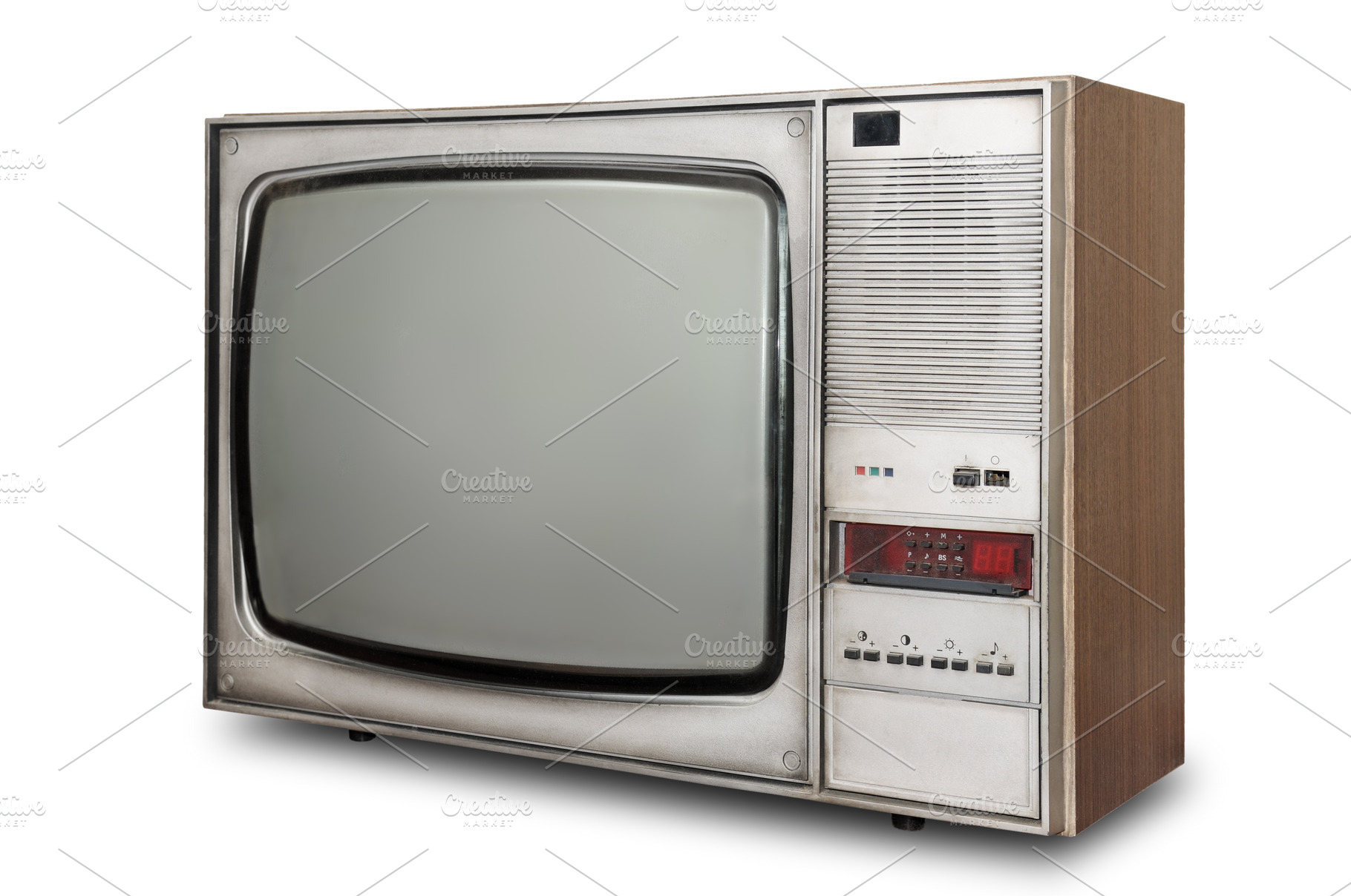 Old-fashioned tube TV, a Technology Photo by Serg64