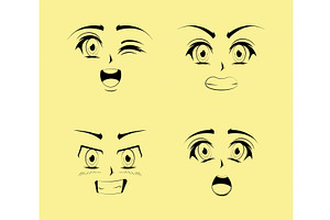 Cartoon Anime Eyes