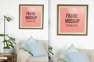 Square Frames Mockup