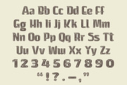 Dead Beat, a Slab Serif Font by Loudoun Design Co. (Thumbnail 2 of 6)