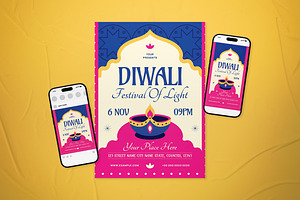 Diwali Flyer Set, a Flyer Template by The Good Store