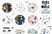 Cats&Dogs graphic collection, a Pattern Graphic by solmariart (Thumbnail 3 of 8)