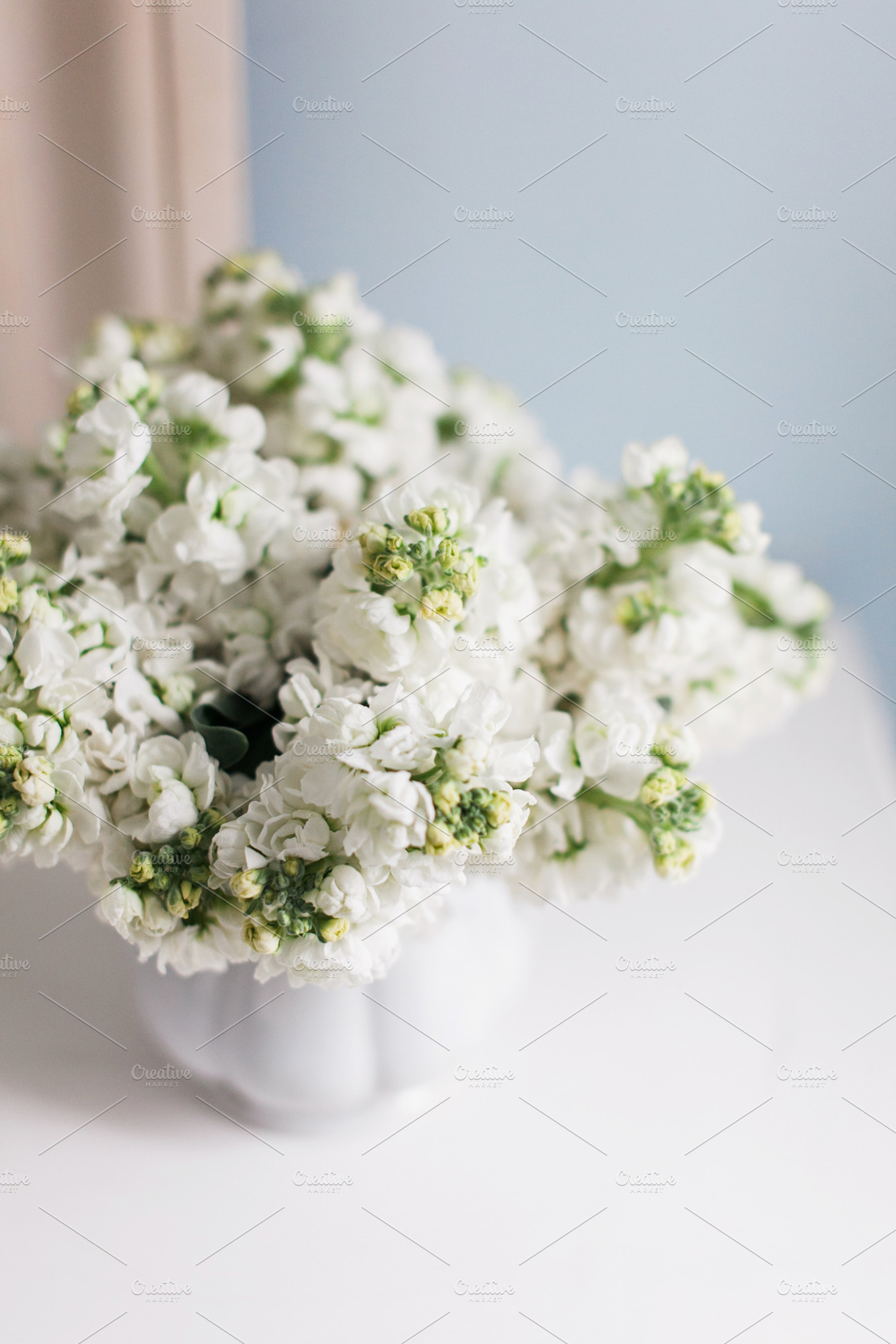 Beautiful White Hyacinths, a Nature Photo by Light & Grace