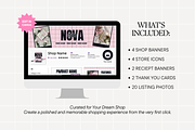 Modern Pink Etsy Shop Kit Template, a Branding & Logo Template by Anna Design Studio (Thumbnail 2 of 8)