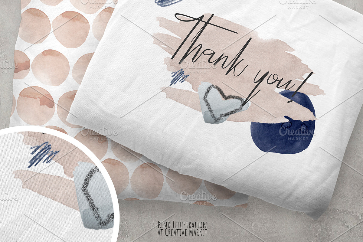 Two Fabric Mockup, a Product Mockup by ⚞ Kind Illustration ⚟ (Photo 5 of 5)