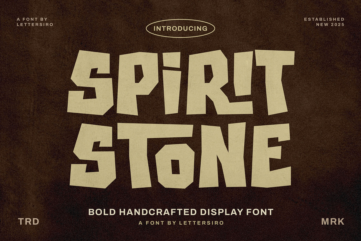 Spirit Stone – Ligature Logo Font, a Sans Serif Font by Lettersiro (Photo 1 of 9)