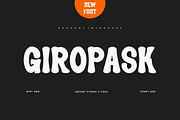 Giropask - Funny Font, a Sans Serif Font by Iqsiart Studio (Thumbnail 1 of 6)