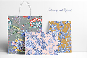 Chintz 01 Seamless Patterns & More!