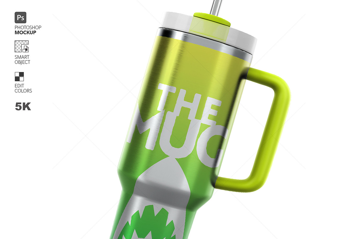 Premium Mug Tumbler Mockup Photoshop, a Cups & Container Mockup by LESZ Design (Photo 5 of 8)