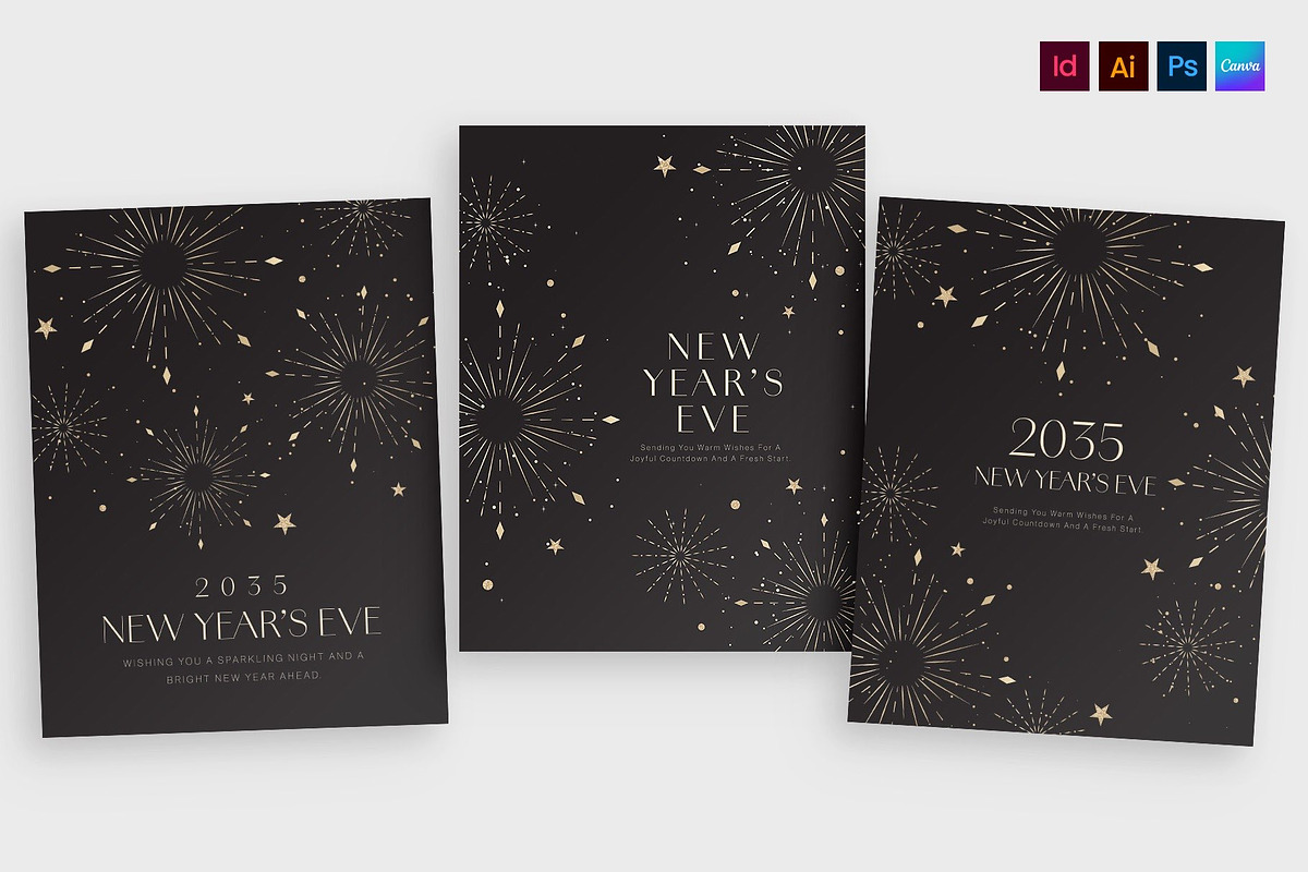 NYE New Years Eve Poster Flyer, a Flyer Template by BrandPacks (Photo 2 of 6)