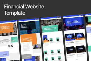 Financial Website Template