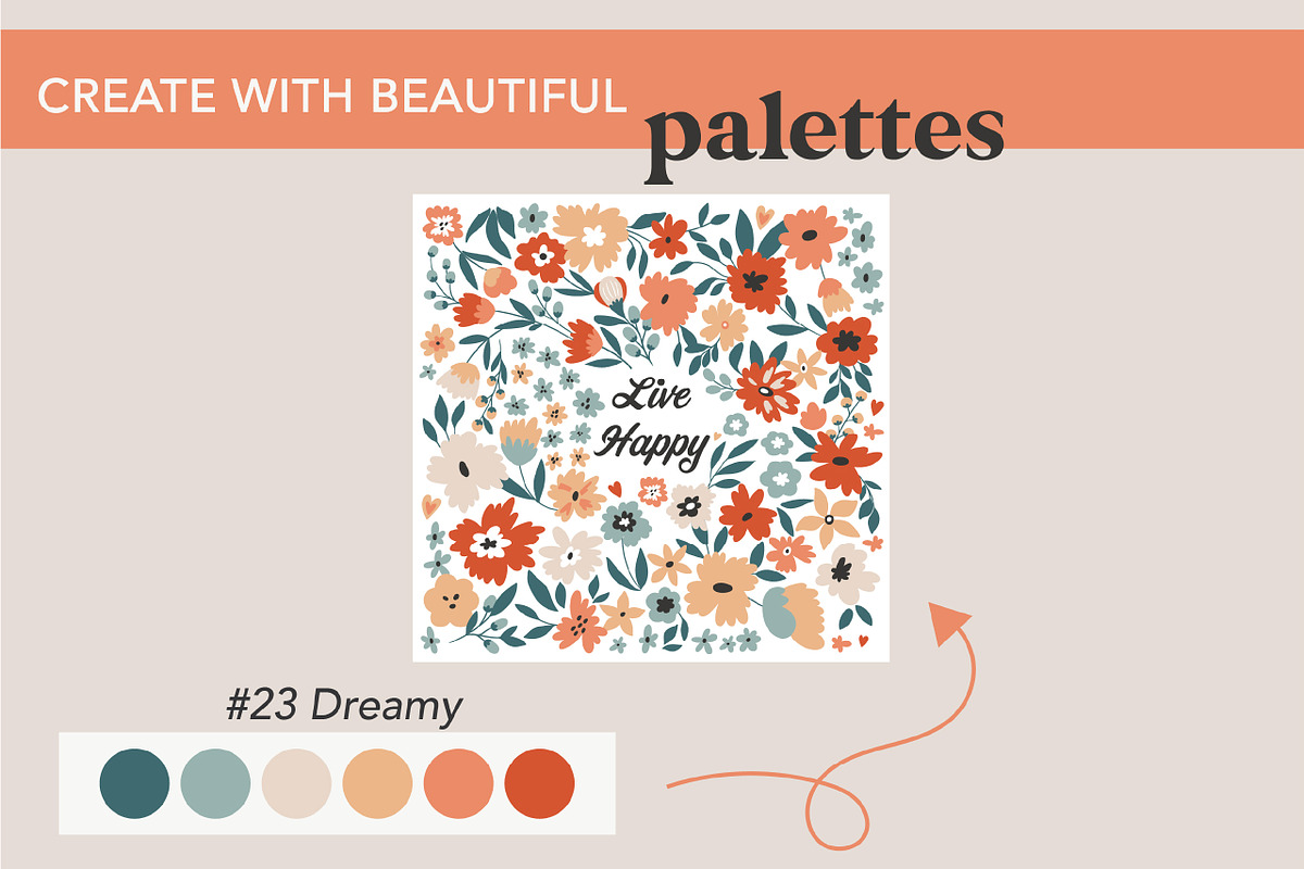 Boho Color Palettes, a Palette Add-On by Ellen Carty Design (Photo 4 of 14)