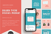 50 Instagram Post Templates - Canva, a Social Media Template by Gebers Marketing & Design (Thumbnail 6 of 7)