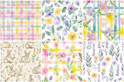 Watercolor Happy Easter Seamless Pat, a Texture Illustration by DreamPrint404 (Thumbnail 2 of 3)
