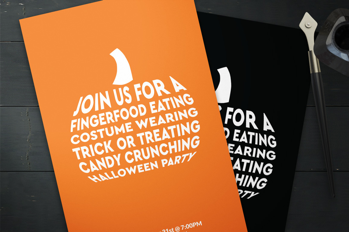 Halloween Invitations, an Invitation Template by Designs by Justin Lynch (Photo 1 of 5)
