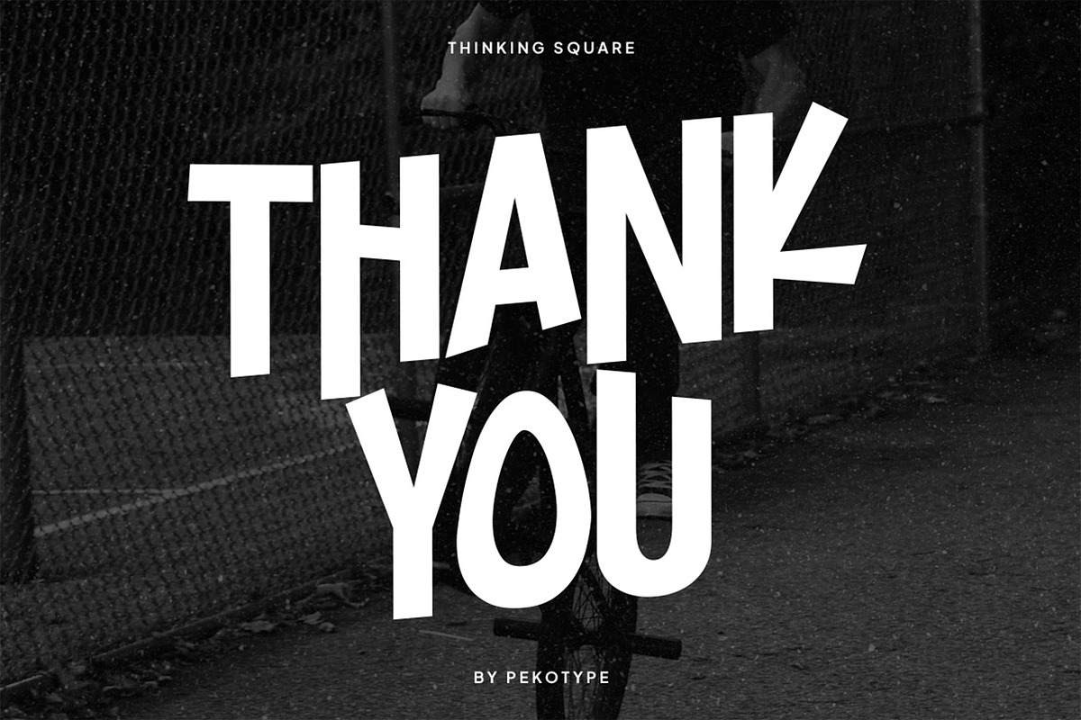 Thinking Square - Marker Font, a Sans Serif Font by Pekotype (Photo 14 of 14)
