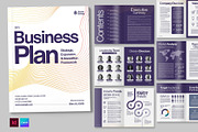 Business Plan Template, a Brochure Template by BrandPacks (Thumbnail 1 of 6)