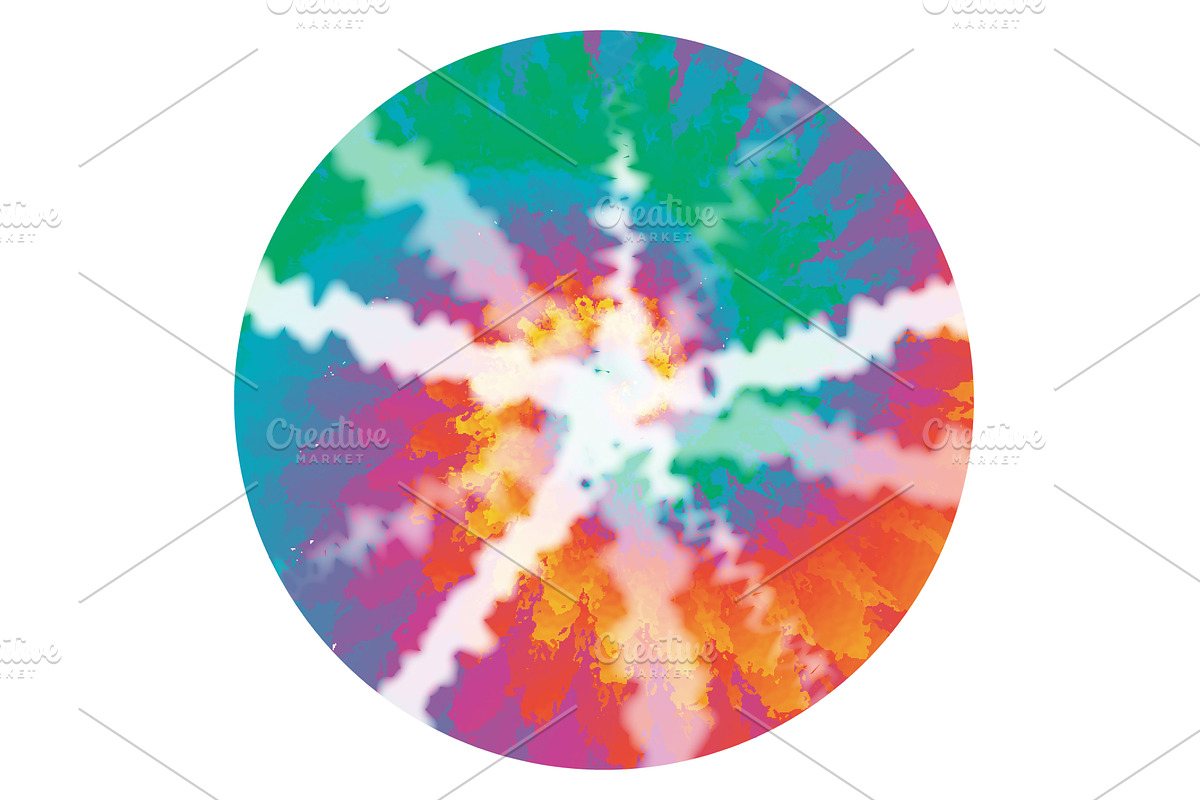 70s Shibori Tie Dye Abstract, a Texture Graphic by Wittmann