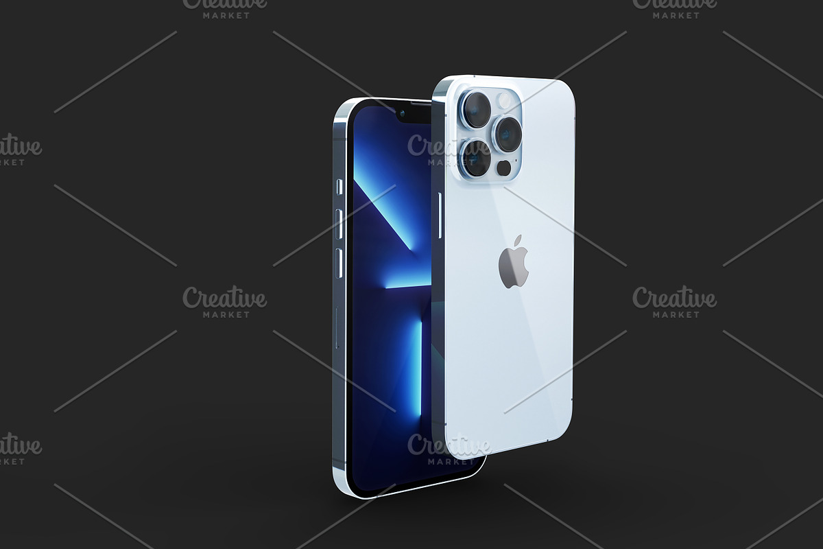 Realistic iphone 13 pro mockup, an iPhone Mockup by Raihan Rahman (Photo 15 of 17)