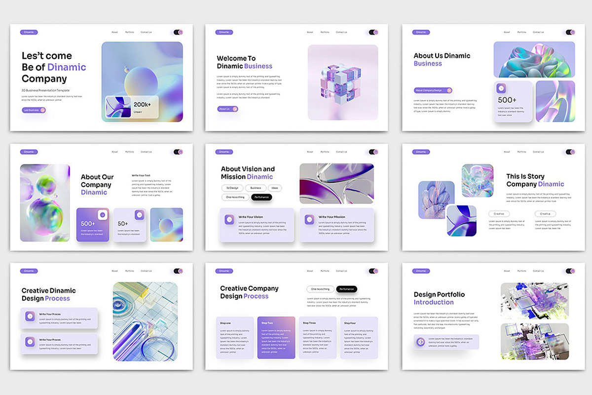 Dinamic Powerpoint-G Slide Template, a Presentation Template by TypeMakers (Photo 4 of 5)