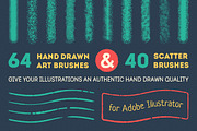Art and scatter brushes pack, a Brush Add-On by tuesok digital goods (Thumbnail 1 of 4)