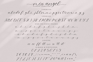 Miss Angel Modern Calligraphy Font