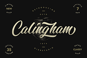 Calingham, a Script Font by Dierstudio (Thumbnail 1 of 11)