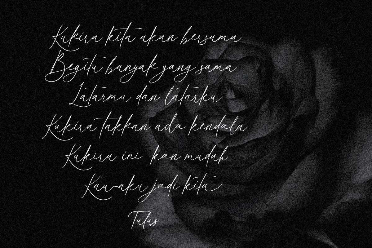 Hillieston Elegant Wedding Font, a Script Font by DzikrulAulia (Photo 7 of 10)