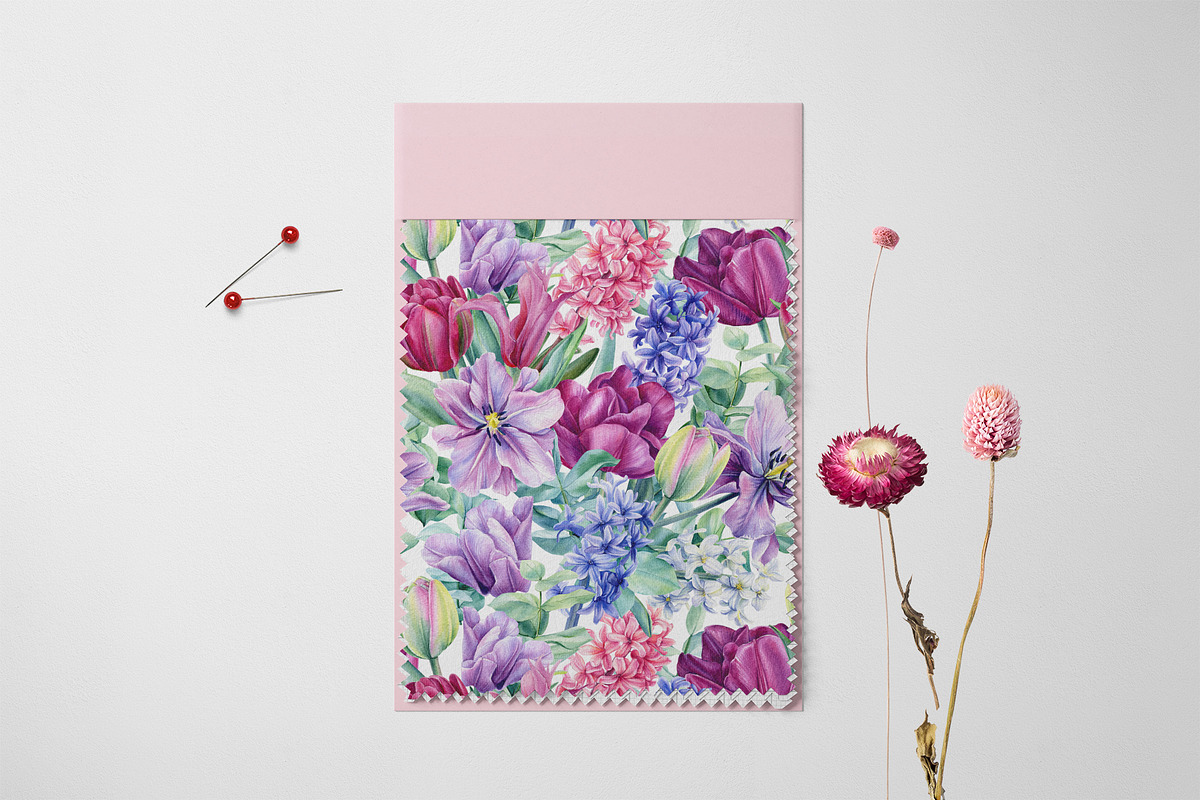 Floral painting spring bouquet, an Illustration by Hanna Hryharenka (Photo 13 of 14)