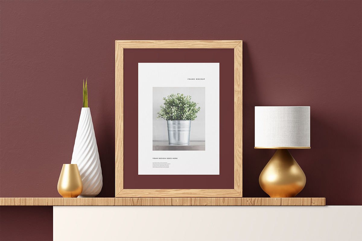 Photo Frame Mockup, a Household Mockup by AlienValley (Photo 3 of 4)