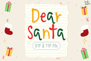 Dear Santa | Handwriting font, a Handwritten Font by LivelyAutumn11.11 (Thumbnail 1 of 5)