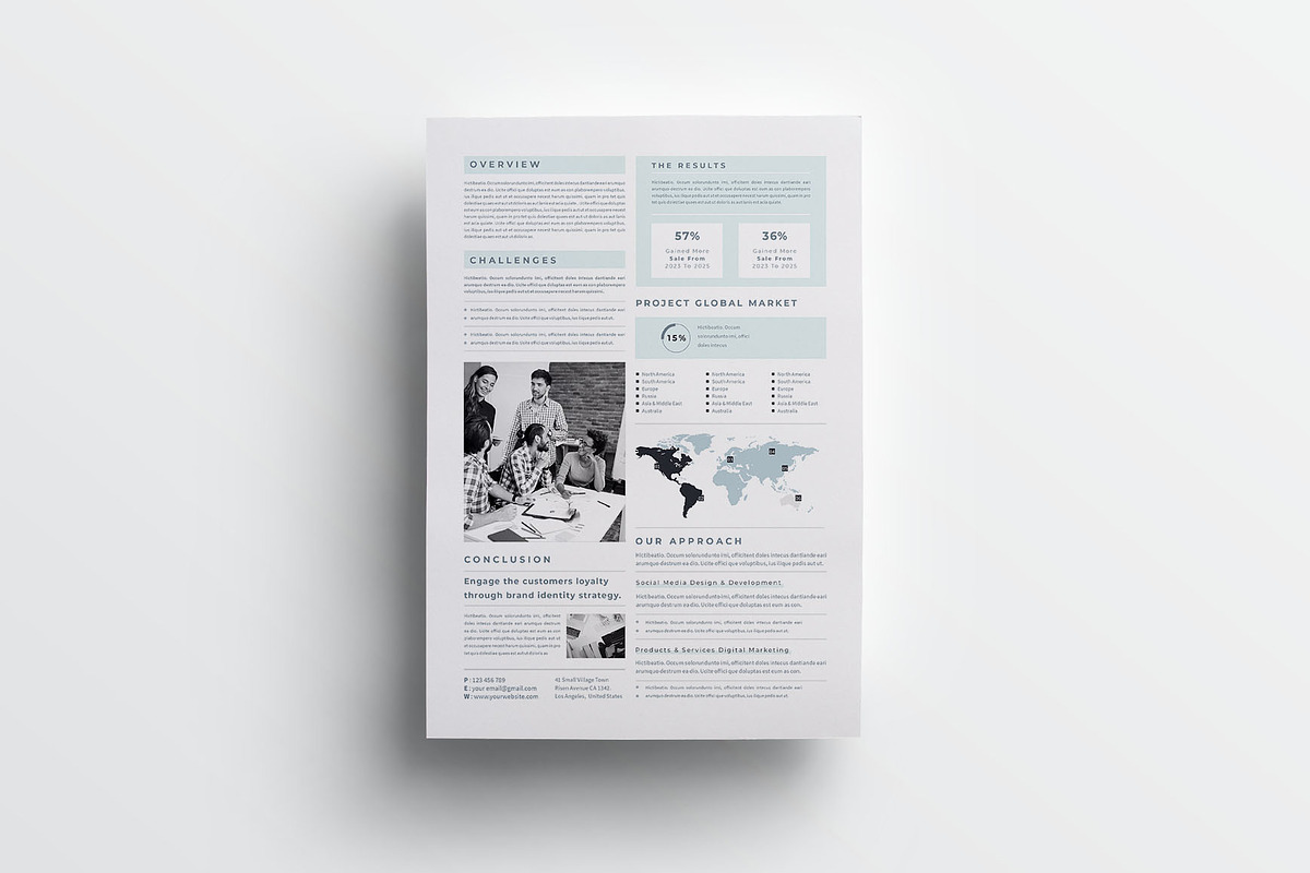 Case Study Template, a Flyer Template by obayes (Photo 4 of 4)