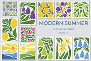 Modern Summer Posters | 204 elements, a Decorative Illustration by yarynabo (Thumbnail 1 of 10)