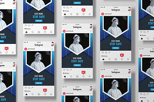COVID-19 Instagram Template
