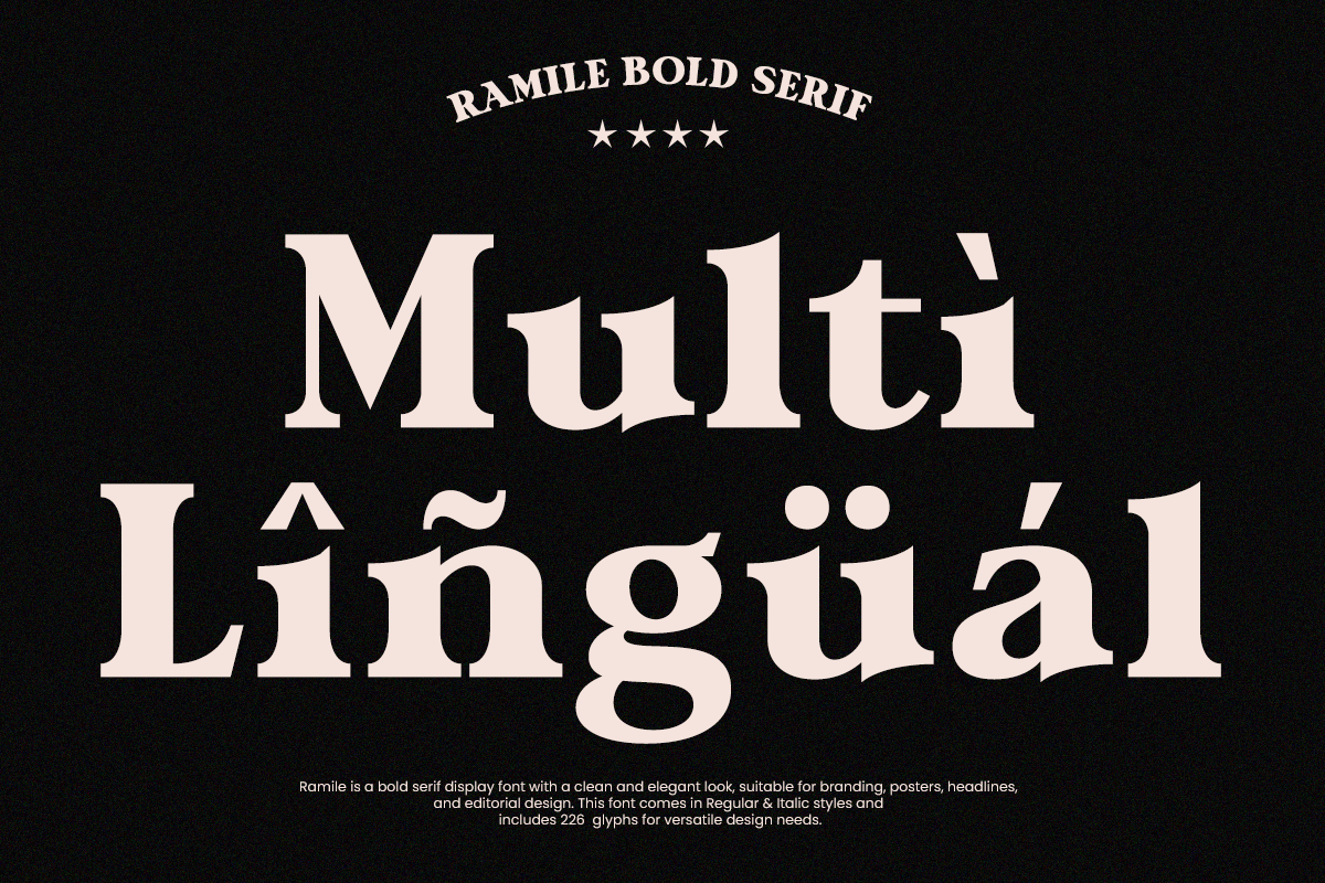 Bold Serif Editorial Font - Ramile, a Serif Font by RagamKata (Photo 10 of 10)
