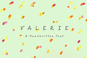 Valerie Handwritten Font