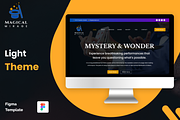 Magical Mirage | One Page Figma, a Marketing Template by Lucid_Solutions (Thumbnail 1 of 3)