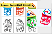 10 Summer Beach Art Activities, an Education Illustration by DRAWINART (Thumbnail 6 of 11)