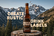 Rustic Craft Beer Font Duo, a Serif Font by Parker Creative (Thumbnail 3 of 9)